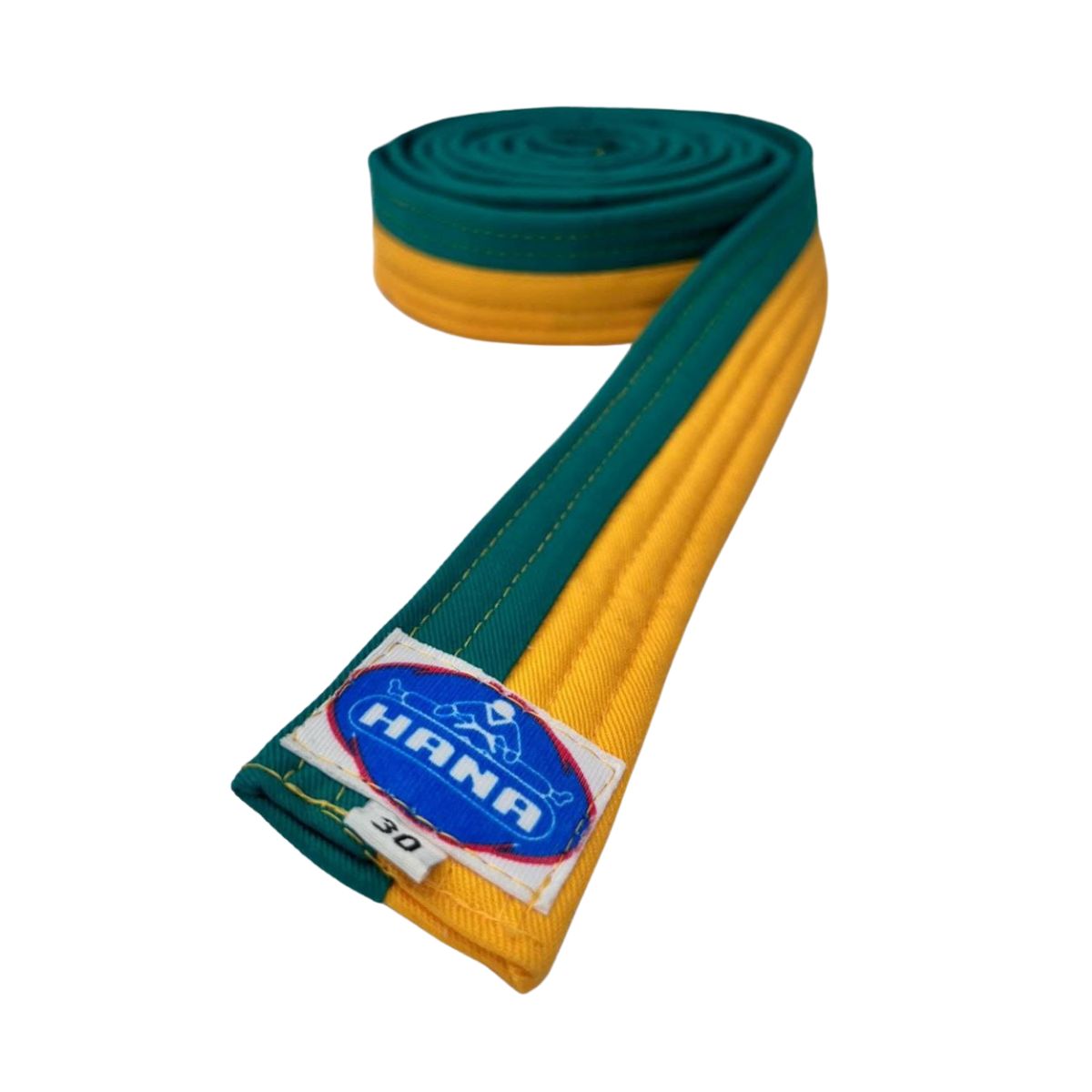 cinturon verde amarillo