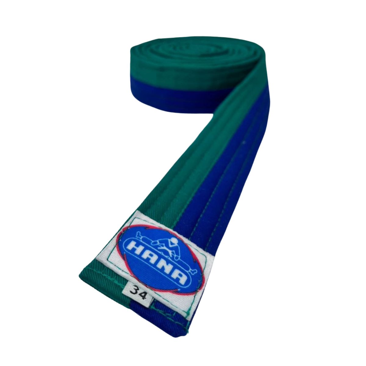 cinturon verde azul